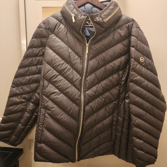 Michael Kors packable Down filled Jacket 1X - Picture 1 of 8